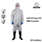 CE Certified Disposable Cat III Type 5/6 SMS Coverall สำหรับงานก่อสร้าง